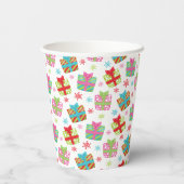 Grappige kerstcadeaus papieren bekers (Achterkant)