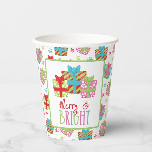 Grappige kerstcadeaus papieren bekers (Voorkant)