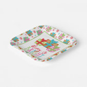 Grappige kerstcadeaus papieren bordje (Gebogen)