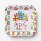 Grappige kerstcadeaus papieren bordje (Voorkant)