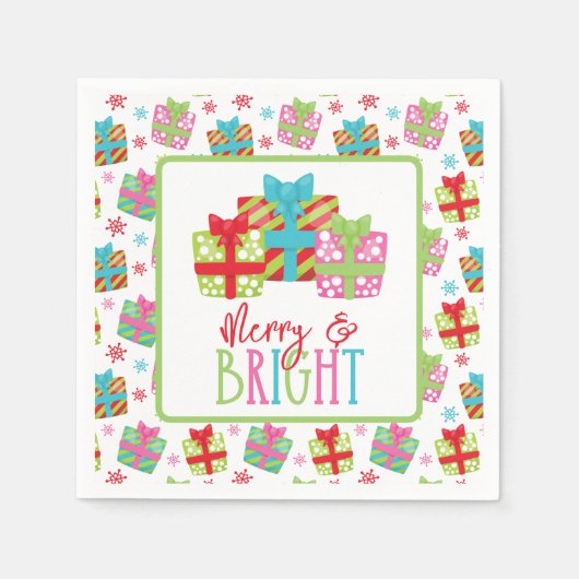 Grappige kerstcadeaus servet (Voorkant)