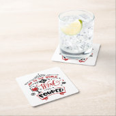 grappige kerstcadeautjes voor wijn kartonnen onderzetters (Insitu)