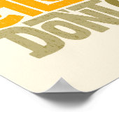 Grappige kerstcalorieën tellen niet mee voor desig poster (Hoek)