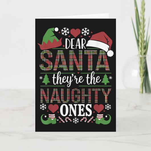 Grappige kerstcitaten Beste Kerstman Zij zijn de S Kaart (Voorkant)