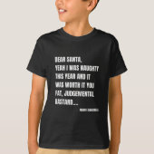 grappige kerstcitaten t-shirt (Voorkant)