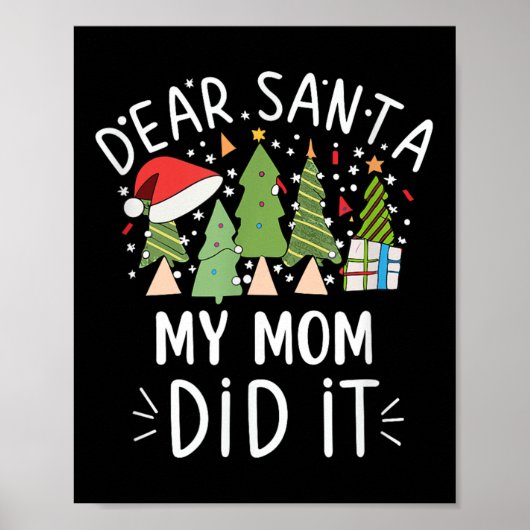 Grappige Kerstcitaten Uitspraken Beste Sint Mijn M Poster (Voorkant)