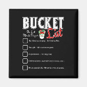 Grappige Kerstemmer Lijst Ontwerp Kerstvakantie Hu Magneet (Voorkant)