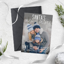 Grappige kerstfamiliefoto Fun Modern
