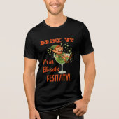 Grappige Kerstfeest  Tri-Blend Shirt (Voorkant)