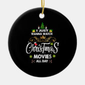 Grappige Kerstfilm, Kerstmisfilms Keramisch Ornament (Voorkant)
