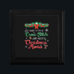 Grappige kerstfilm voor Cross-Stitch liefhebbers Cadeaudoosje<br><div class="desc">Grappige kerstfilm voor Cross-Stitch liefhebbers</div>