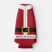 Grappige Kerstfles Koelere Kerstman Flesjeskoeler (Voorkant)