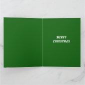 Grappige kerstgedichten over cartoon Kerstman Kaart (Binnen)