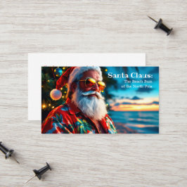 Grappige kerstgroeten contactkaartje