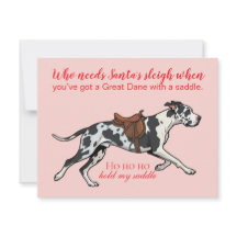 Grappige Kerstgroeten voor Great Dane