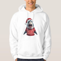 Grappige Kersthaai Lelijk T-Shirt 