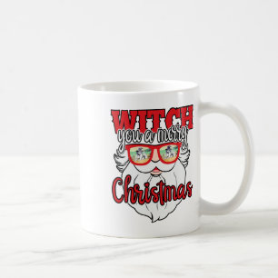 Grappige Kersthehexenman Wensen Jou Prettig Kerstf Koffiemok