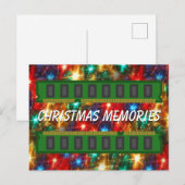 Grappige kerstherinneringen Pun Feestdagenkaart (Voorkant / Achterkant)