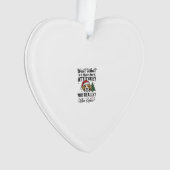 Grappige Kersthond Attitude Vintage Gravure Shi Ornament (voorkant)