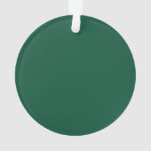 Grappige Kersthond Puppy Foto Happy Pawholidays Ornament (achterkant)