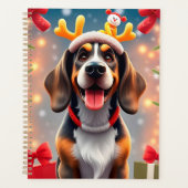 🎁Grappige Kersthonden Planner Kerstcadeau ✨ (Voorkant)