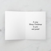 Grappige Kersthumor Wenskaart Kaart (Binnen)