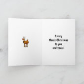 Grappige Kersthumor Wenskaart Kaart (Binnen)