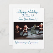 Grappige kerstkaart (Voorkant / Achterkant)