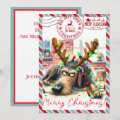 Grappige Kerstkaart (Voorkant / Achterkant)