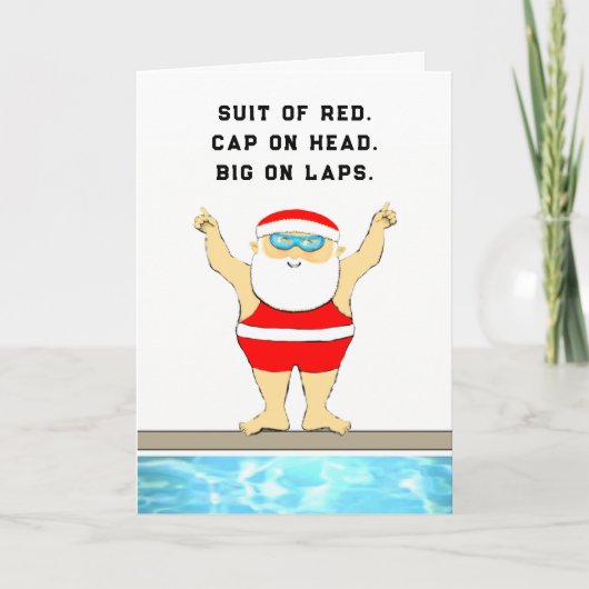 Grappige kerstkaart feestdagen kaart (Voorkant)