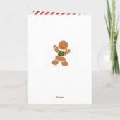 Grappige kerstkaart feestdagen kaart (Achterkant)