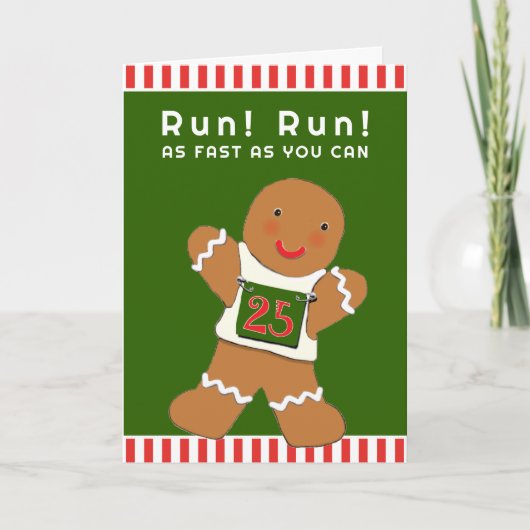 Grappige kerstkaart feestdagen kaart (Voorkant)
