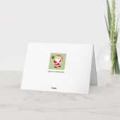 Grappige kerstkaart feestdagen kaart (Achterkant)