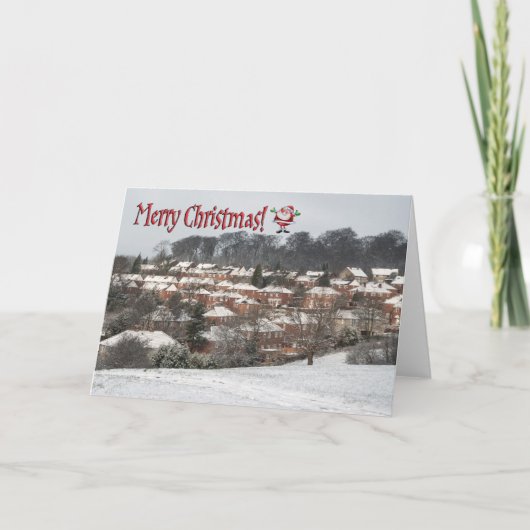 Grappige Kerstkaart Feestdagen Kaart (Voorkant)