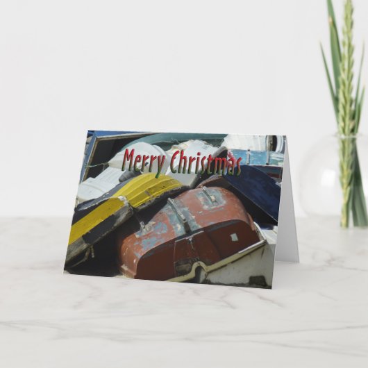 Grappige Kerstkaart Feestdagen Kaart (Voorkant)