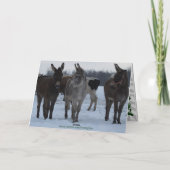 Grappige Kerstkaart Feestdagen Kaart (Achterkant)