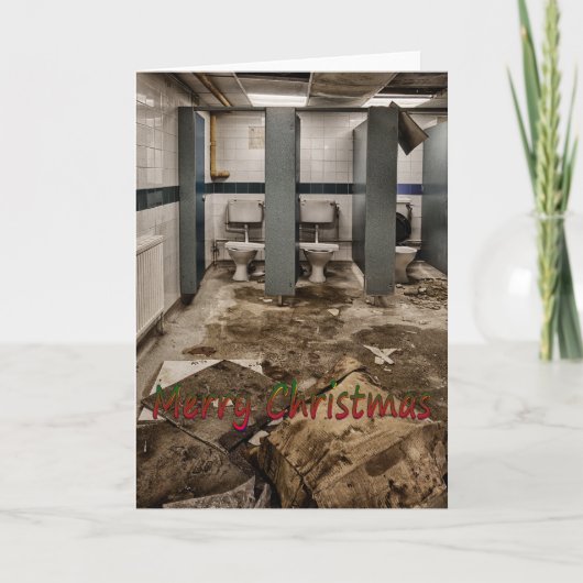 Grappige Kerstkaart Feestdagen Kaart (Voorkant)