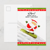 Grappige kerstkaart feestdagenkaart (Voorkant / Achterkant)