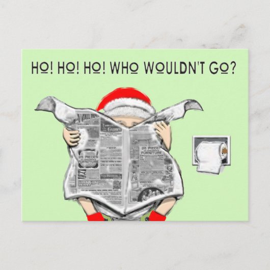 grappige kerstkaart feestdagenkaart (Voorkant)