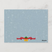Grappige kerstkaart groet kerst ansichtkaart briefkaart (Achterkant)