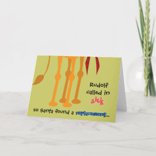 Grappige Kerstkaart - Kameel in het Kostuum van Feestdagen Kaart