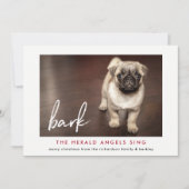 Grappige kerstkaart van de hond | Red (Voorkant)