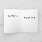 Grappige Kerstkaart voor Gamers Feestdagen Kaart (Binnen)