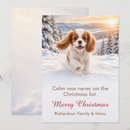 Grappige Kerstkaart voor Honden | Schattige Puppy