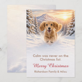 Grappige Kerstkaart voor Honden | Schattige Puppy