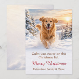 Grappige Kerstkaart voor honden | Schattige puppyf