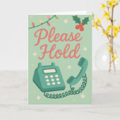 Grappige kerstkaart voor receptionist kaart (Gele Bloem)
