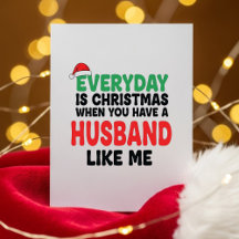 Grappige Kerstkaart voor Vrouw Cadeau