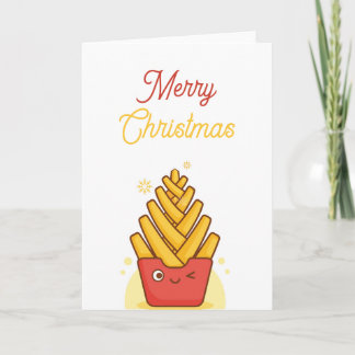 Grappige kerstkaart Vouwbare wenskaart Kaart