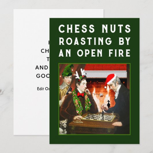 Grappige kerstkaarten (Voorkant / Achterkant)